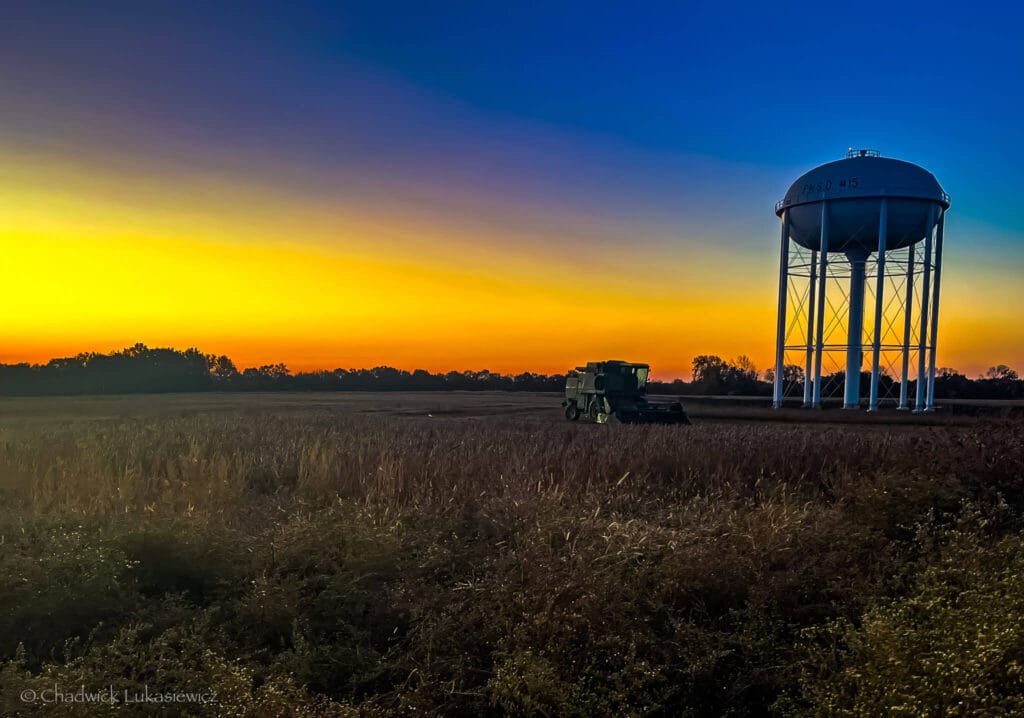 Sunrise Over Missouri Countryside in Lee's Summit