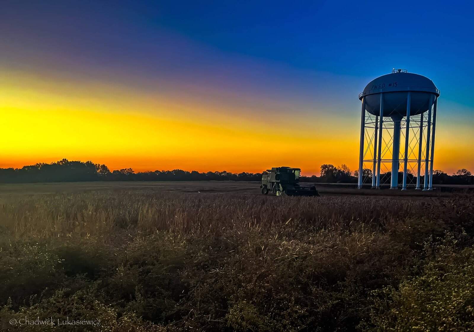 Sunrise Over Missouri Countryside in Lee's Summit